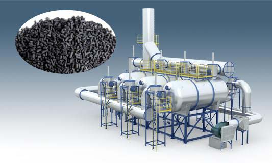颗粒活性炭吸附回收装置